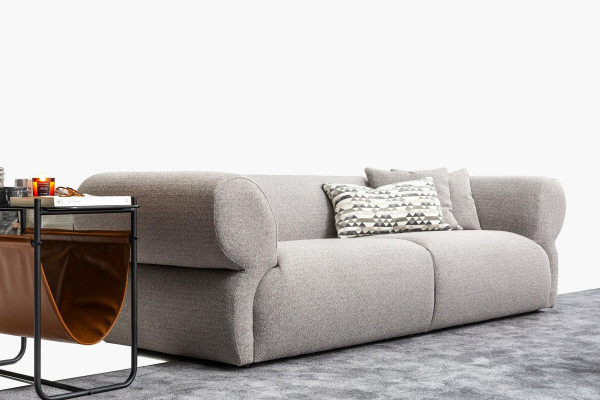 Sofa 3 Seater Beige Sofa Luxury Living room Modern Design Upholstery Fabric new
