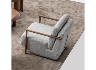 Armchair Gray Living room Furniture Design Modern Luxury Single Seater Club Relax