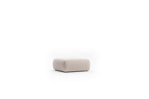 Stool Beige Living room Upholstery Textile Furniture Furniture Ottoman Couch