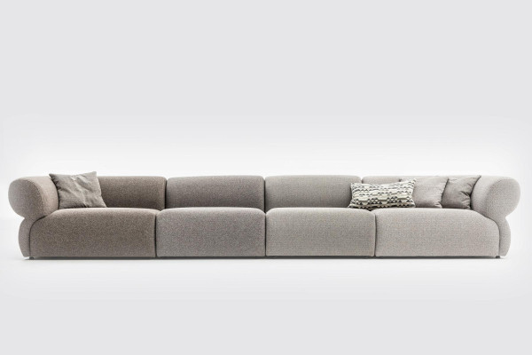 Italian Furniture big Sofa Couch 6 Seater Italian xxl Couches Sofas Textile