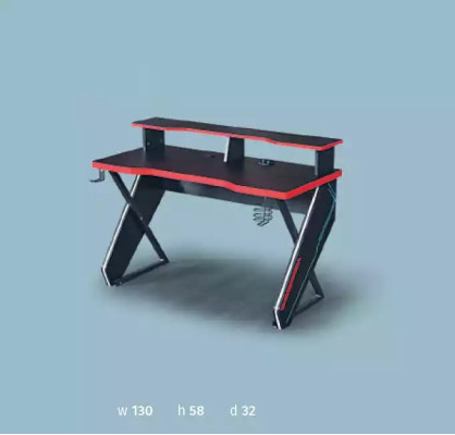 Gamer Childrens room Bedroom Bed Table Wardrobe 3pcs.