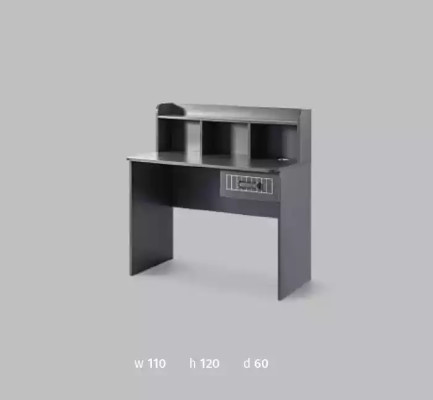 Childrens room Complete room Bedroom Bed Desk Wardrobe 3pcs