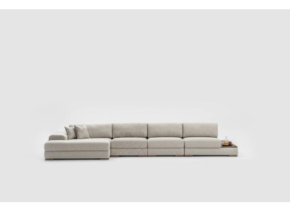 L-shape Corner sofa Living landscape Luxury Gray Corner suite Design Furniture 455x150