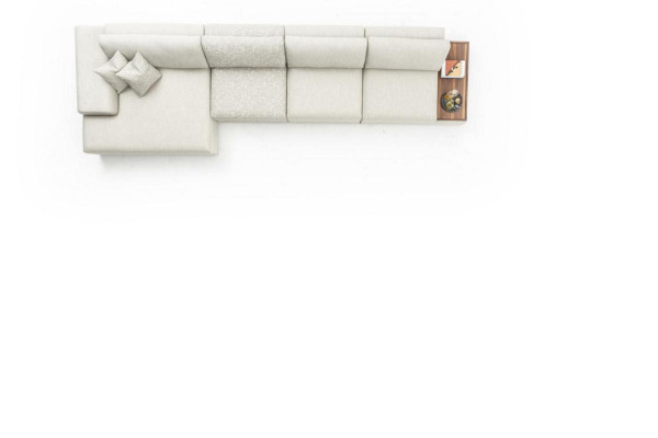 L-shape Corner sofa Living landscape Luxury Gray Corner suite Design Furniture 455x150