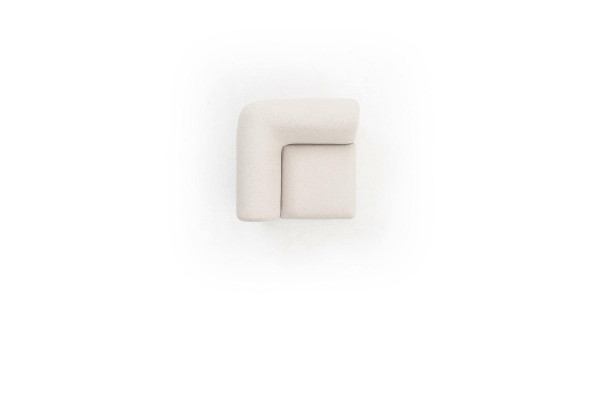 Corner sofa L-shape Beige Corner suite Furniture Textile Style 405x315 Couch Sofa