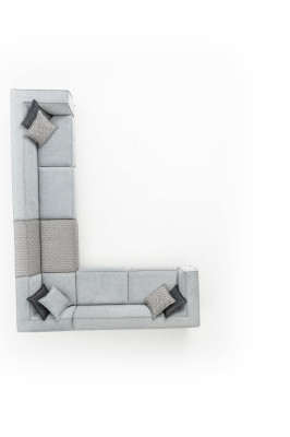 Corner sofa L-shape Living room Modern Design Couches Upholstery Textile 400x310
