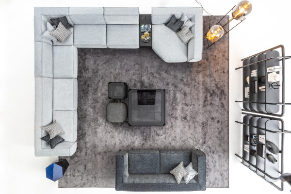 Living landscape Sofa Set 2-piece Living room U-shape Sofa 3 Seat Modern Design new