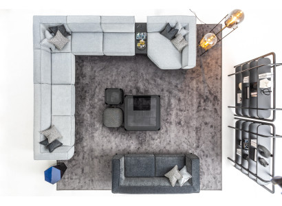 Living landscape Sofa Set 2-piece Living room U-shape Sofa 3 Seat Modern Design new