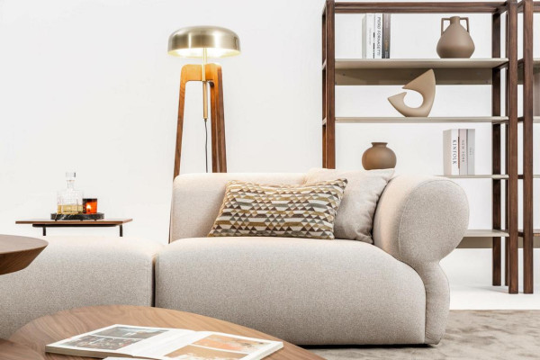 Italian style Furniture Corner sofa Corner sofa Living landscape Corner suite 5pcs.