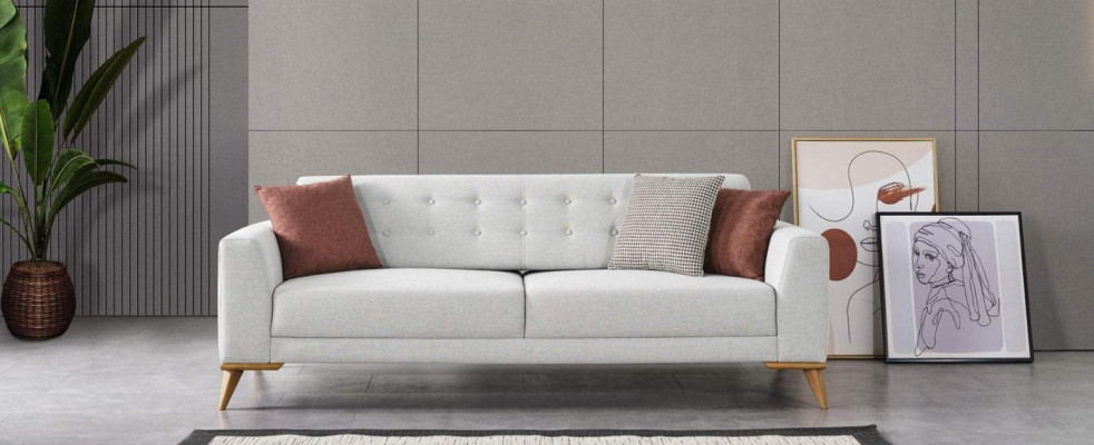 Luxury Sofa 3 - Seater Design Furniture Stylish Living room Three Seater Couch