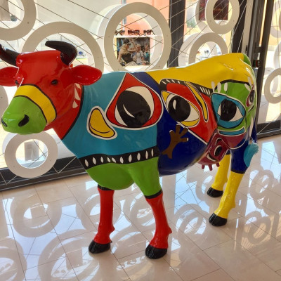 Abstract figure statue garden figures decoration statues sculptures cattle cow new