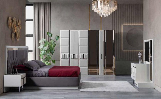 Modern Bedroom Dressing table Chest of drawers with Mirror Console Chests of drawers