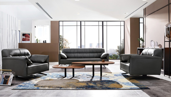 Modern Designer Sofa set Couch Upholstery Set Luxury Leather Sofas Couches 3+1+1