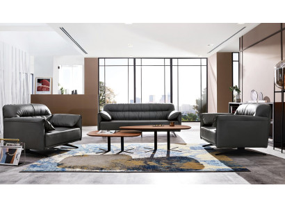 Modern Designer Sofa set Couch Upholstery Set Luxury Leather Sofas Couches 3+1+1