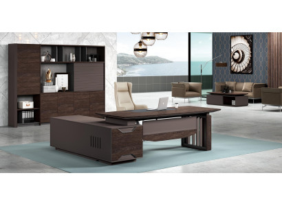 Desk Corner desk Office Furnishings Table Filing cabinet Wardrobe 2pcs.