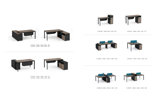 Office Furniture Furnishings Equipment Table Call Center 2 workstations