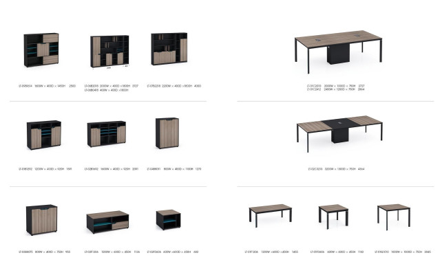 Office Furniture Furnishings Tables Table Call Center Wood 4 Workstations Desk