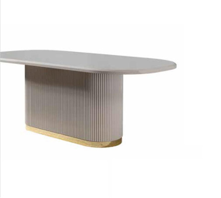 Luxury Table Dining table Oval Tables Dining room Furniture Dining tables 209x100cm