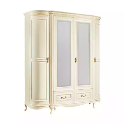 Wardrobe Luxury White Bedroom Wardrobe Wood Furniture Cabinets