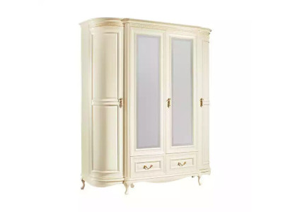 Wardrobe Luxury White Bedroom Wardrobe Wood Furniture Cabinets