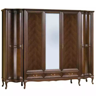 Wardrobe Bedroom Wood Wardrobe Art Deco Style Baroque Cabinets