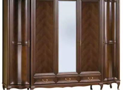 Wardrobe Bedroom Wood Wardrobe Art Deco Style Baroque Cabinets