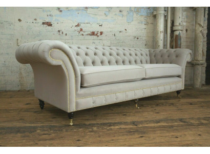 Sofa 4 Seater xxl Couch Seat Upholstery Sofas Couches Chesterfield Design