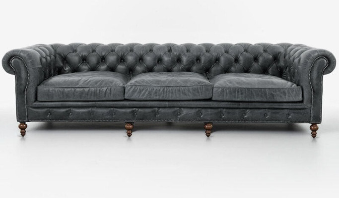Chesterfield Sofa set Sofa Couch Upholstery 321 Seater Leather Couches