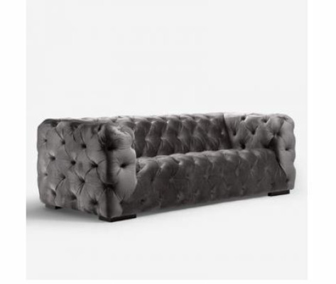 Gray Chesterfield Sofa Couch Upholstery Fabric Leather Couches Upholstery Suite