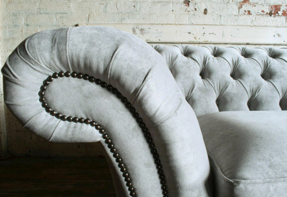 High-quality Chesterfield Upholstery Couch Textile Sofa cheap microfiber sofas new