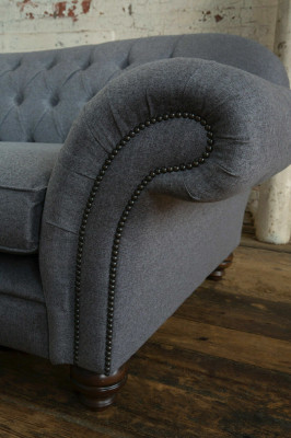 Sofa 4 Seater Couch design Chesterfield Seat Suite Leather Textile Upholstery new
