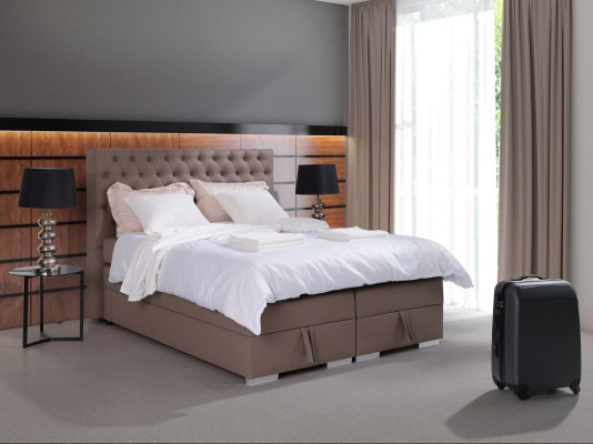 Complete's Boxspring Bed Mattress Topper Hotel Double Beds Chesterfield new