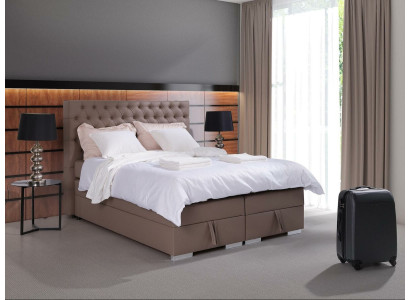 Complete's Boxspring Bed Mattress Topper Hotel Double Beds Chesterfield new