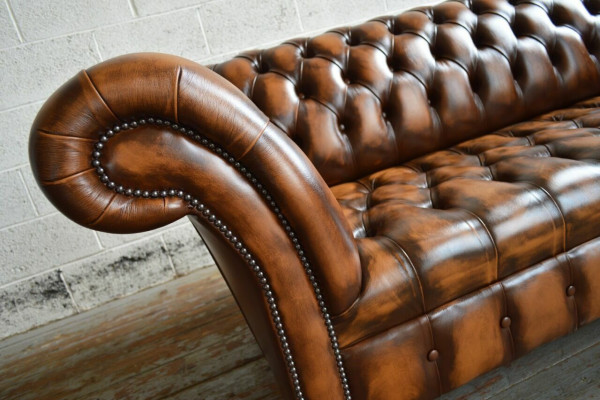 Chesterfield 4 Seater Upholstery Couch Modern Style Leather Fabric Sofa Couches Leather