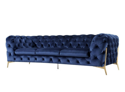 Chesterfield 3 Seat Couch Upholstery Three Seater Design Couches Textile Fabric Italy