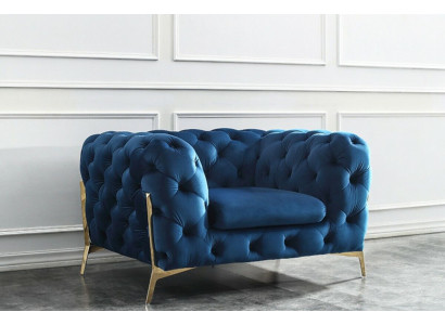 Chesterfield Set 2x Armchair Couch Set Chesterfield 1+1 Seat Upholstery Armchair