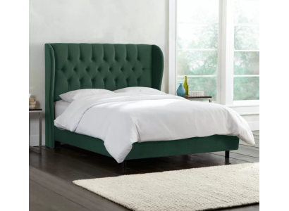Chesterfield Design Velvet Bed Luxury Textile Beds Bedroom Double 160x200cm