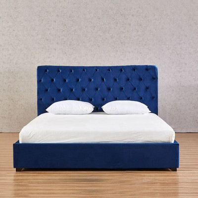 Blue's Chesterfield Double bed Bedroom Luxury Furniture Upholstery Beds