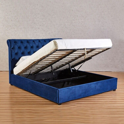 Blue's Chesterfield Double bed Bedroom Luxury Furniture Upholstery Beds