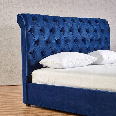 Blue's Chesterfield Double bed Bedroom Luxury Furniture Upholstery Beds