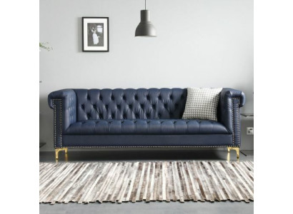 English Style Furniture Chesterfield Three Seater Couch Pink Turkis 3 Seater Blue Sofa