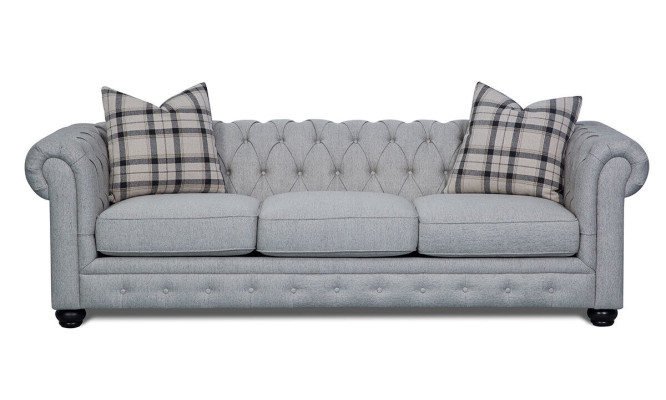 Chesterfield Sofa set Sofa Couch Upholstery 3+1 Seater Leather Couches Textile new