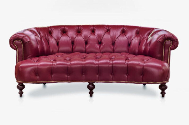 Designer Chesterfield Three Seater Couch Pink Sofa Luxury Design
