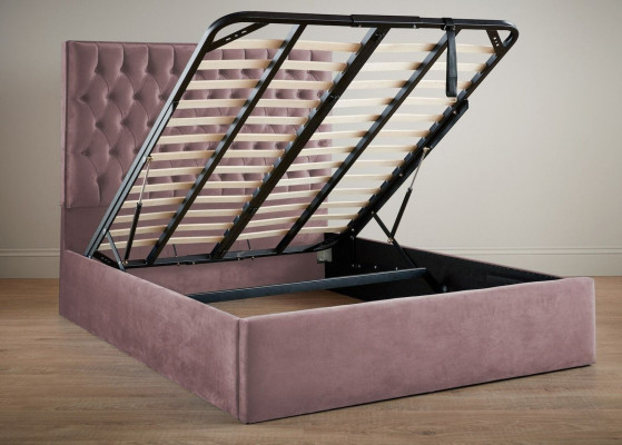 Pink Designer Chesterfield Double bed Designer Bedroom Bed