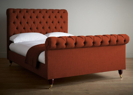 Chesterfield red bed chic Chesterfield double bed designer furniture