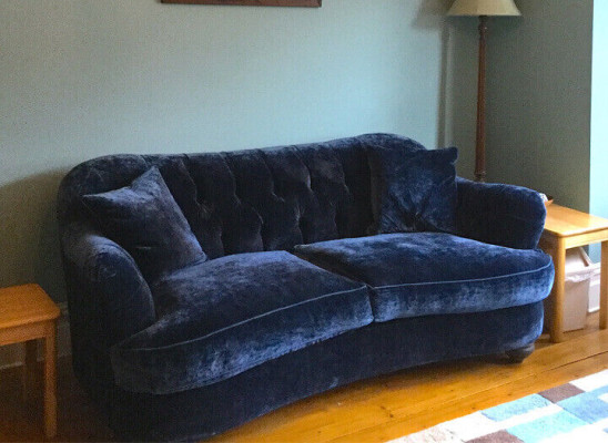 Sofa Luxury Textile Chesterfield Couch Sofas Upholstery 3 Seater Couches Fabric new