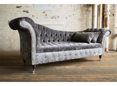 Gray Designer 3 Seater Chesterfield Couch Upholstery Sofas Design Sofa