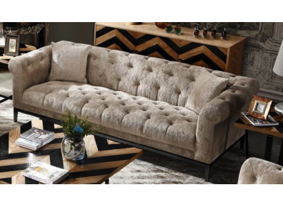Noble Luxury Chesterfield Sofa Couch Upholstery Fabric Leather Couches Upholstery