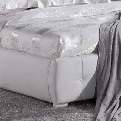 Classic s Bedroom Bed 160x 200 cm Leather Textile Chesterfield Hotel Beds