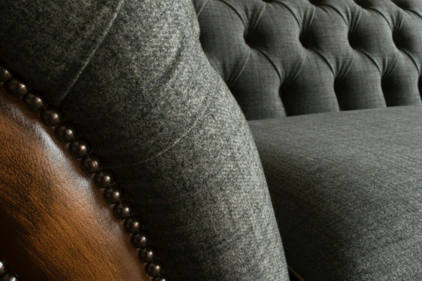 Elegant Chesterfield three-seater living room 3-seater sofa